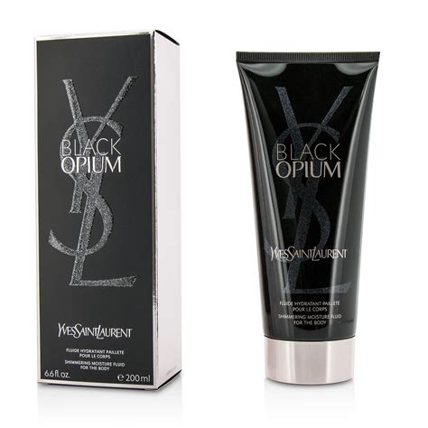 yves saint laurent opium body moisturizer 6.6 oz|black opium shimmering moisture fluid.